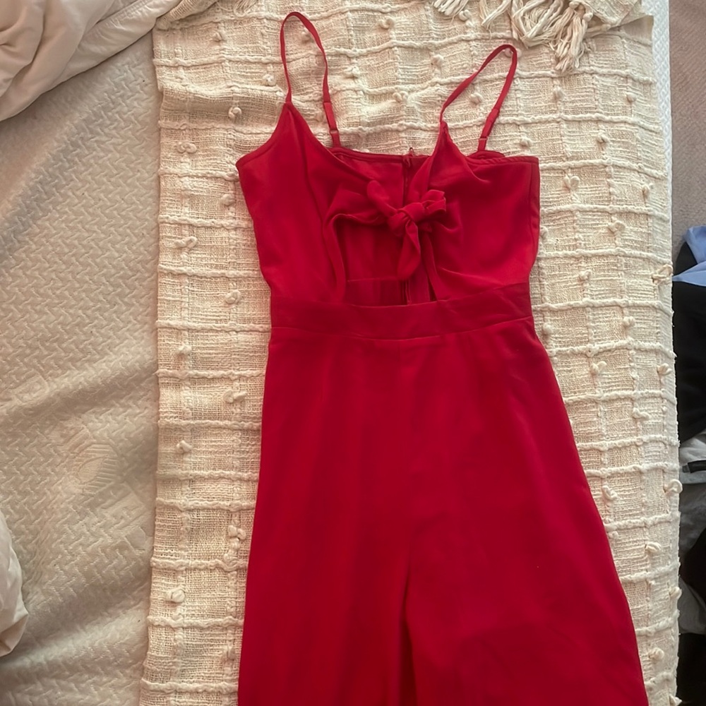 H&M Red Pant Suit